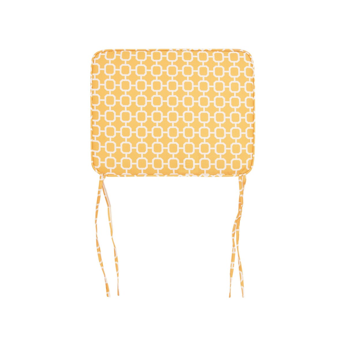 Zestaw 2 poduszek na krzesła ogrodowe żółty FIJI