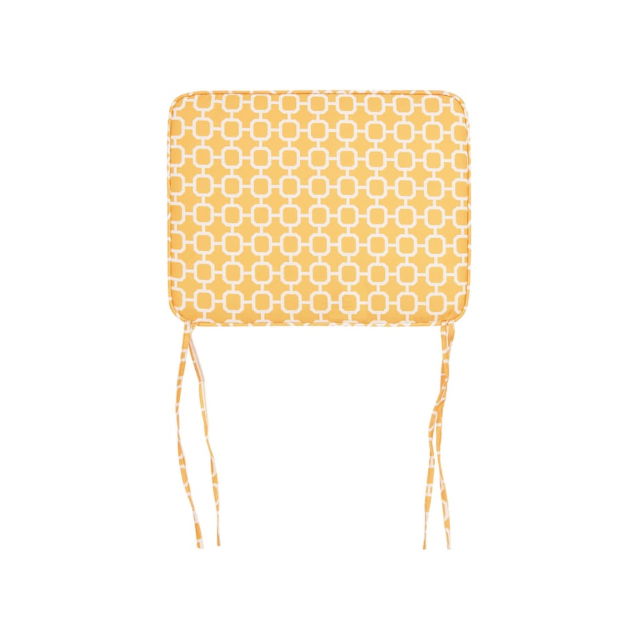 Zestaw 2 poduszek na krzesła ogrodowe żółty FIJI