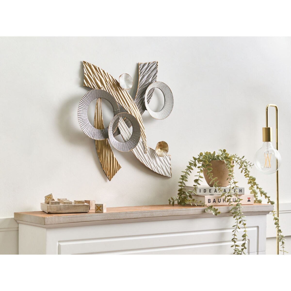 Dekoracja ścienna FENIT Metal 54 cm