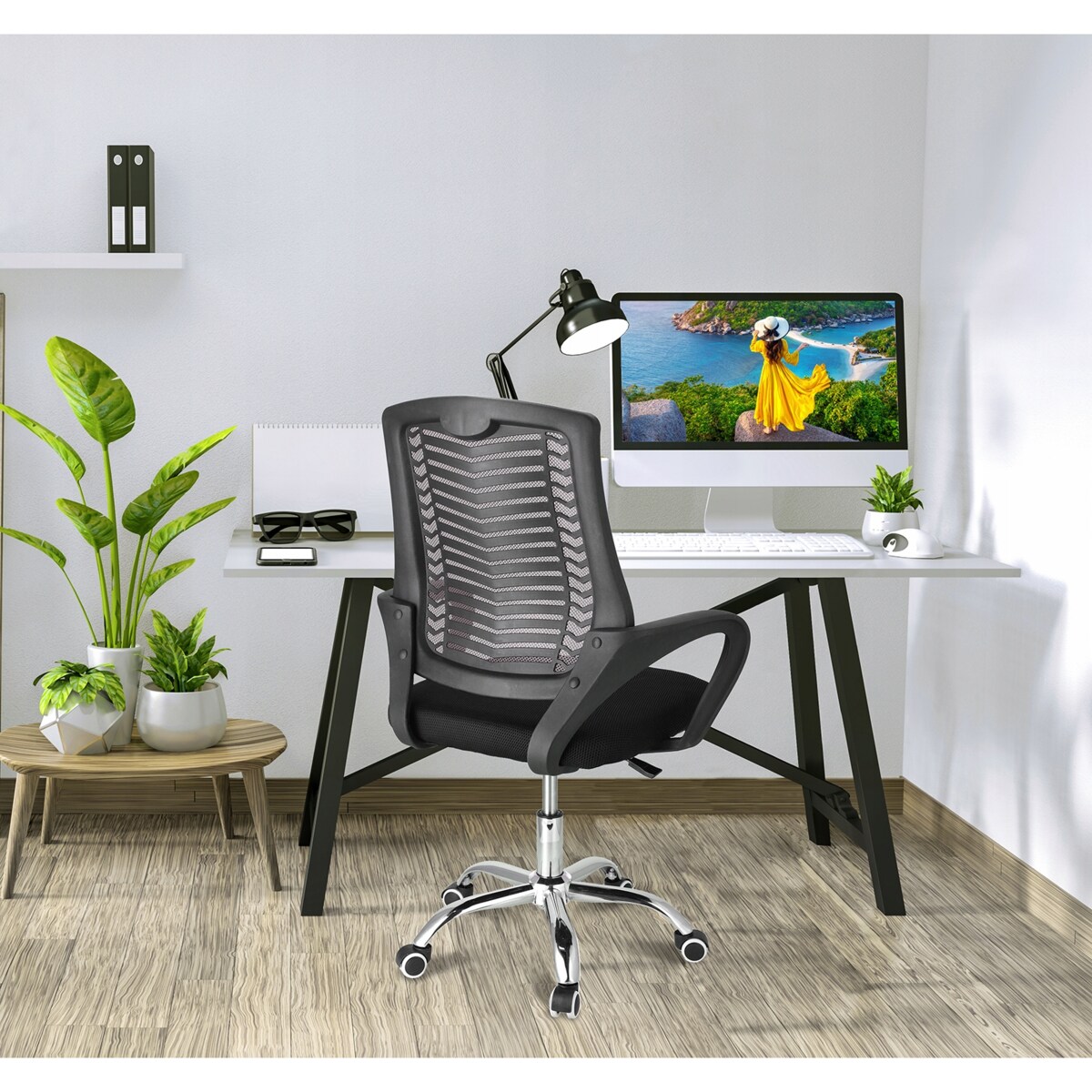 Krzesło biurowe obrotowe TOLEDO szare