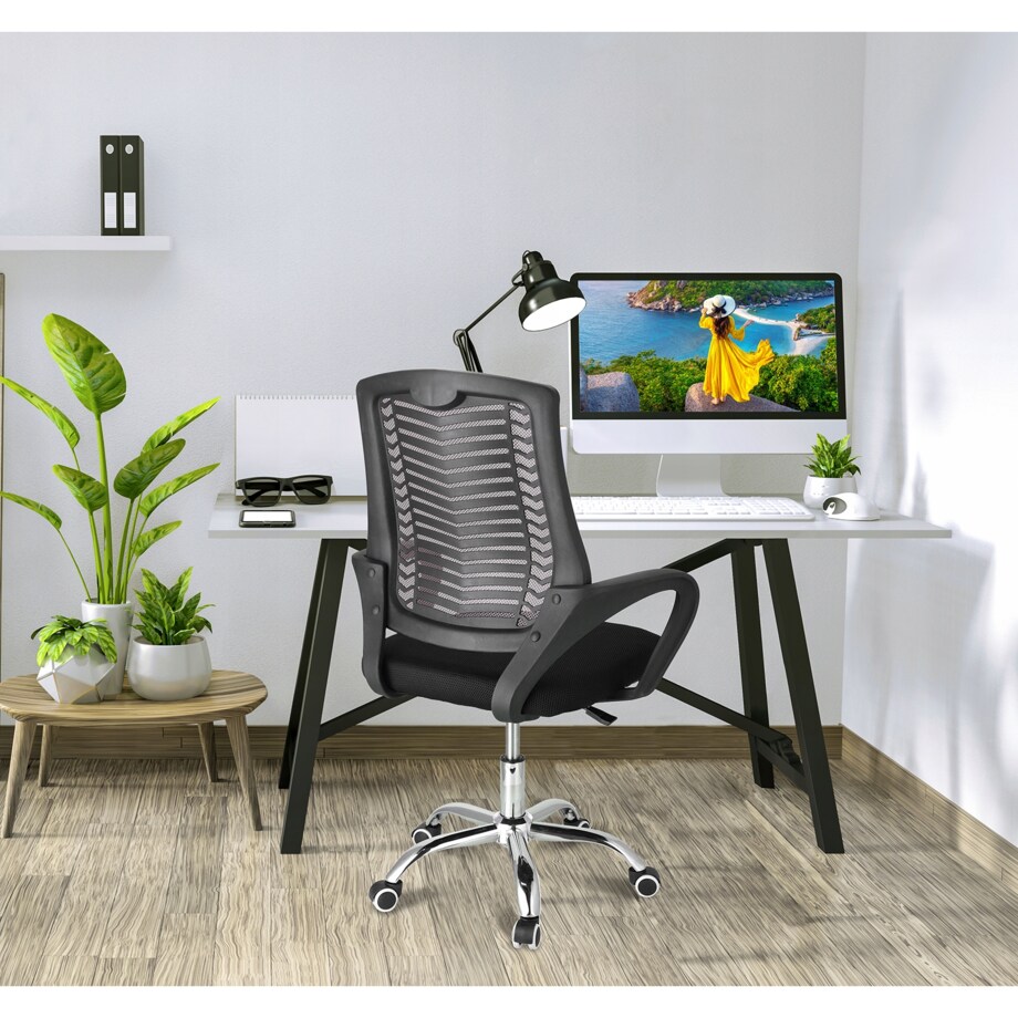 Krzesło biurowe obrotowe TOLEDO szare