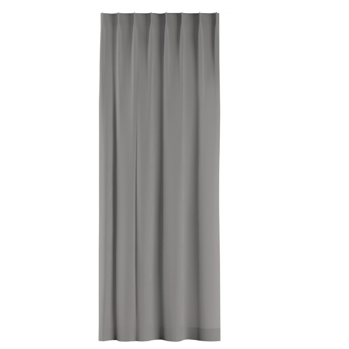 Zasłona na haczykach flex pojedynczych 130x245 szary