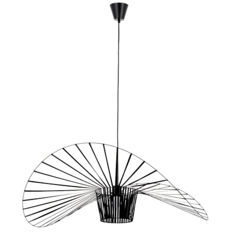 Lampa wisząca Capello DW8098/FI120 King Home druciany kapelusz czarny