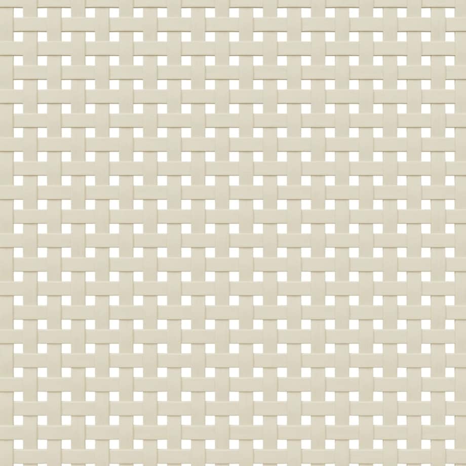 vidaXL Stolik kawowy SENJA, z plecionką, biały, 100x55x33 cm, sosna