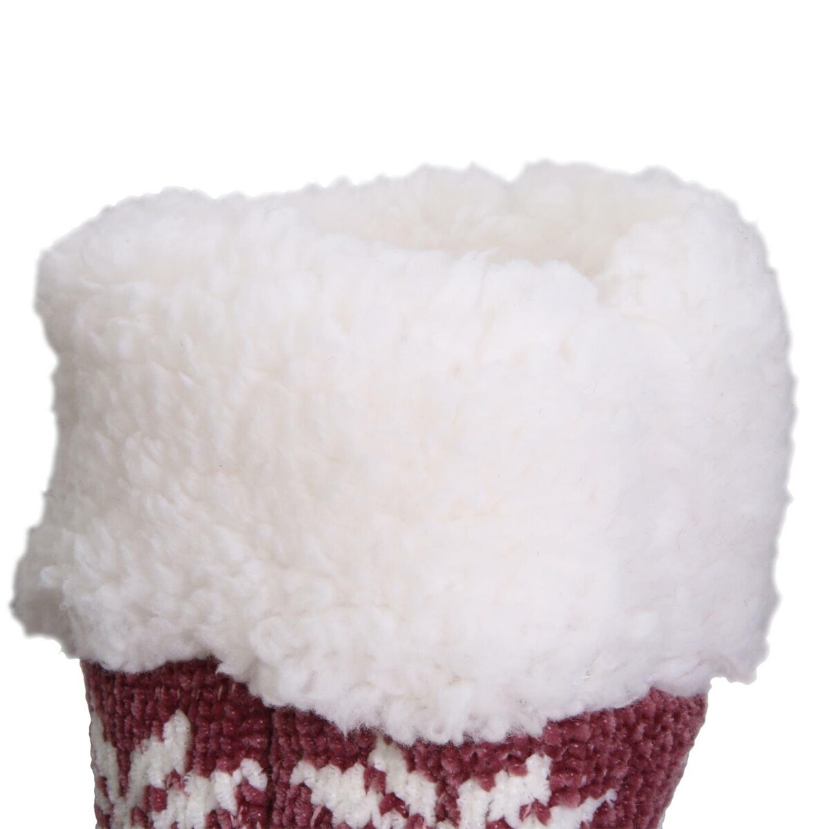 SKARPETY OCIEPLANE granatowe W ŚWIĄTECZNY WZÓR z poliestru