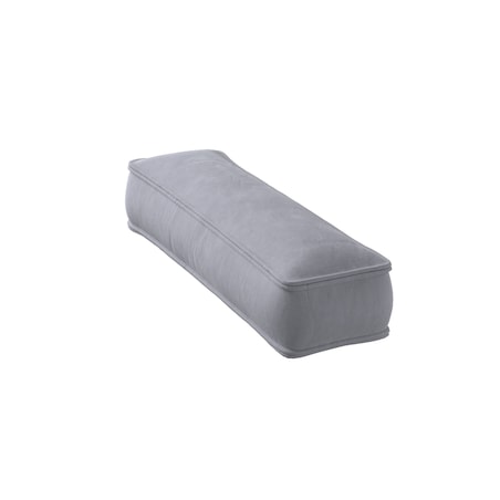 Poduszka literka I, srebrzysty szary, 35x40cm, Posh Velvet