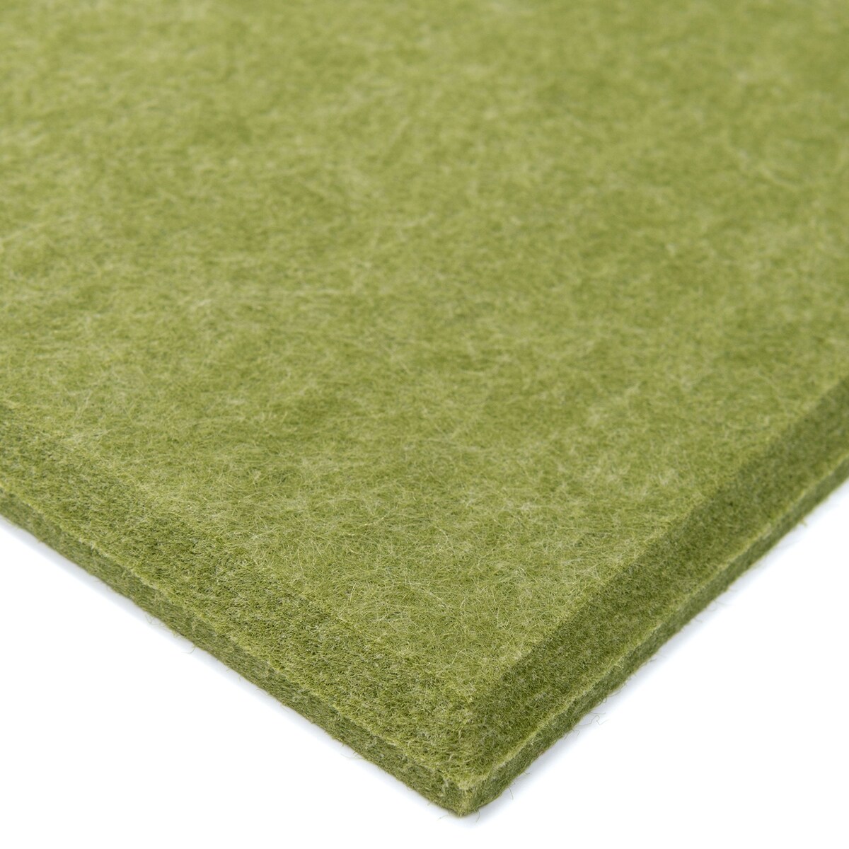 Zestaw 2 szt panel filcowy Felly 40x40 cm płytka kwadrat gładki zielony