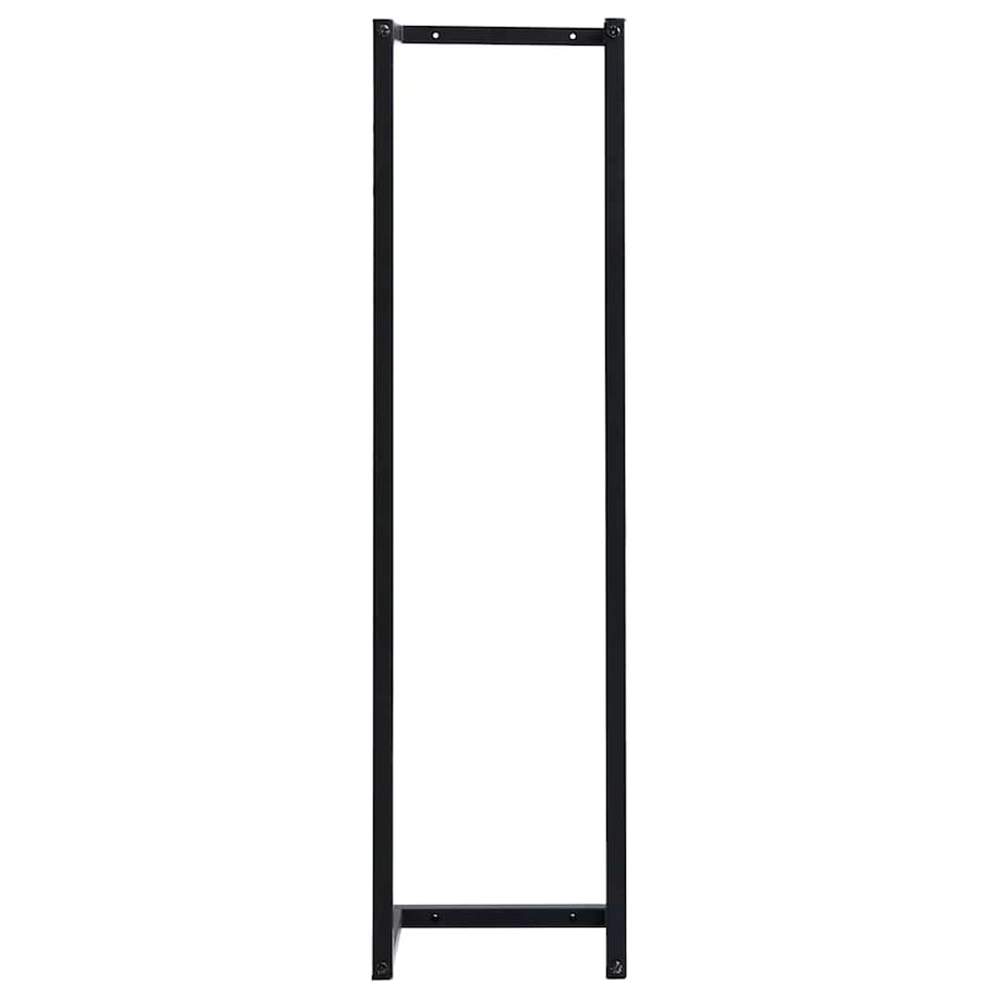 vidaXL Stojak na ręcznik, czarny, 25x20x95 cm, żelazny