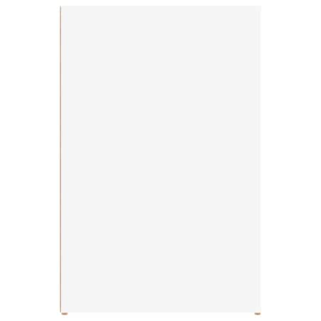 vidaXL Biurko, białe, 100x49x75 cm, materiał drewnopochodny