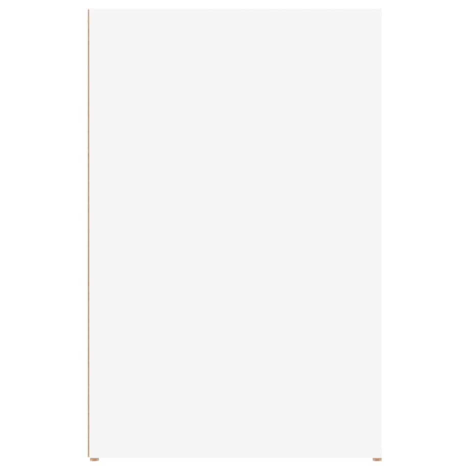 vidaXL Biurko, białe, 100x49x75 cm, materiał drewnopochodny