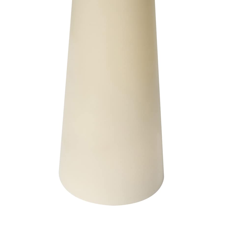 Zestaw 6 świec LED AURUM 28 cm Złamana biel