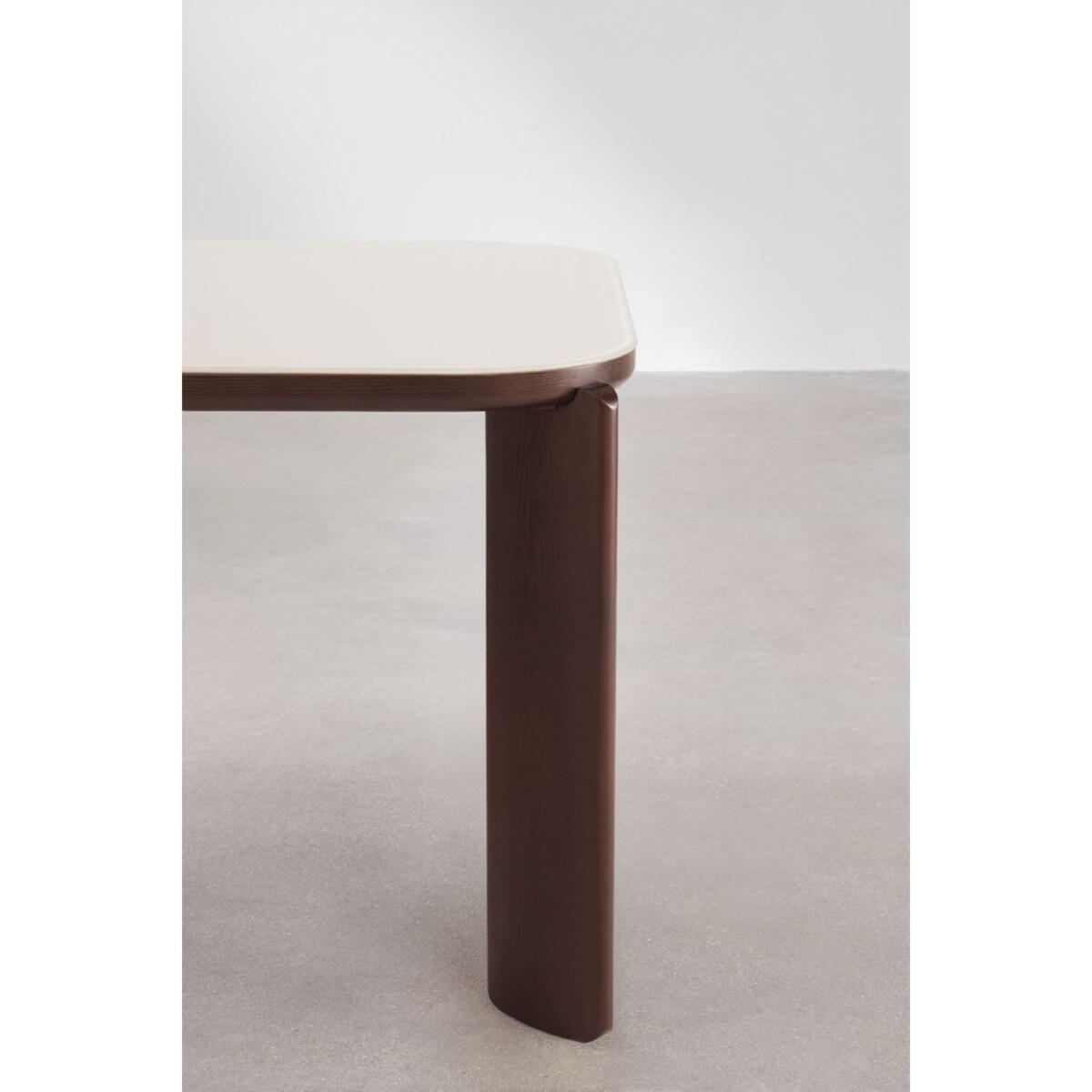 Stół do jadalni 200x100 cm ze szkła hartowanego i MDF Nilea