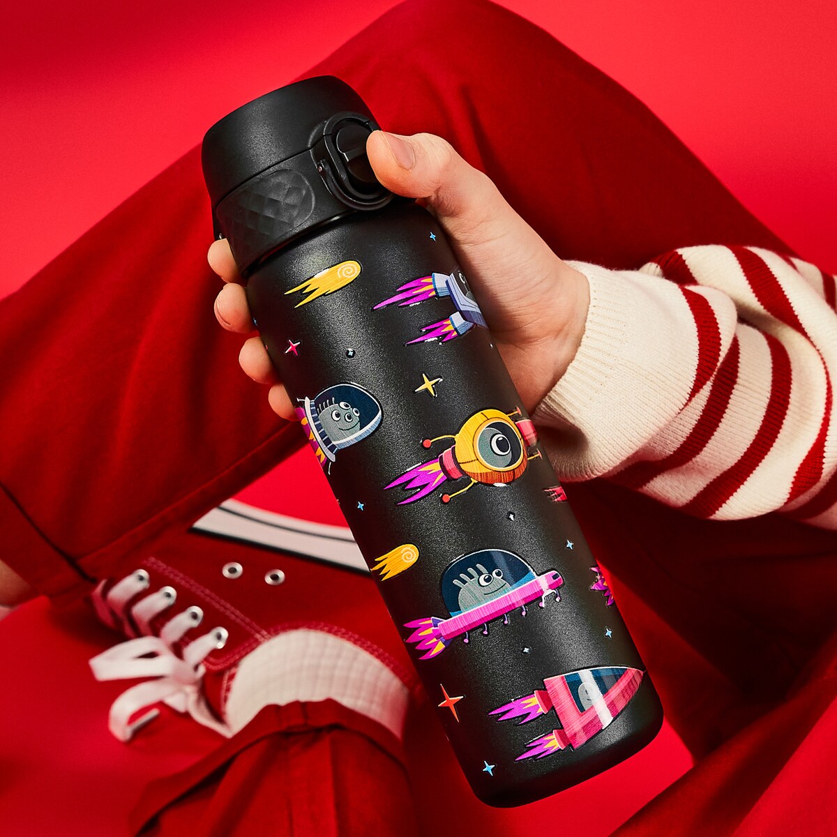 Butelka ION8 Single Wall I8SS600PKSPACE Spaceships