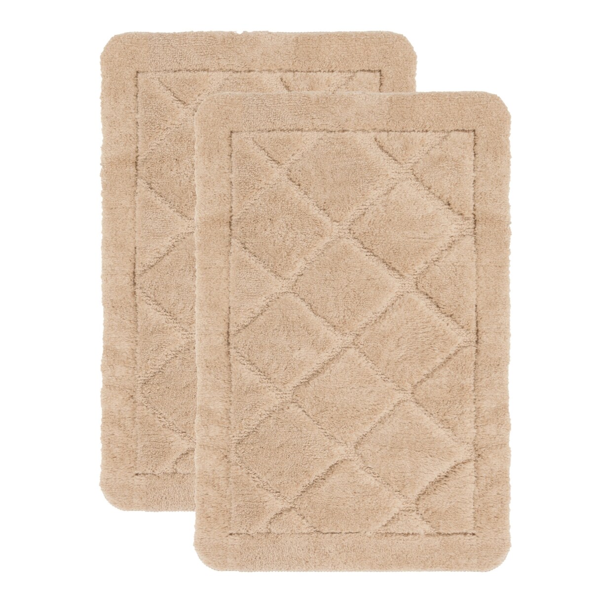 Zestaw 2szt Dywanik łazienkowy Soft 40x60 cm antypoślizgowy beżowy
