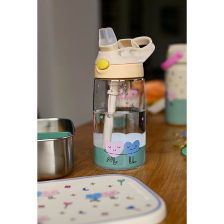 THE COTTON CLOUD butelka tritanowa dla dzieci, Dancing Hearts