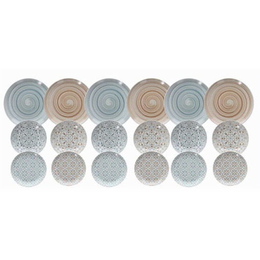 AURA BLU & MATTONE KOMPLET 18 SZT. MADE IN ITALY