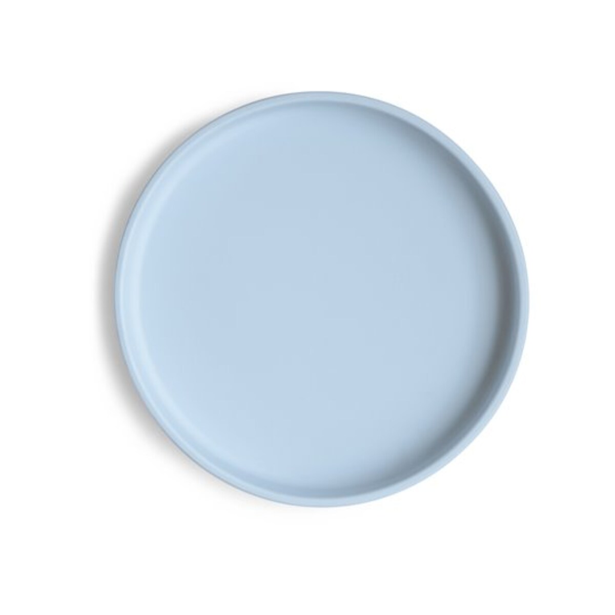 Mushie Silikonowy Talerzyk dla Dziecka z Przyssawką Powder Blue