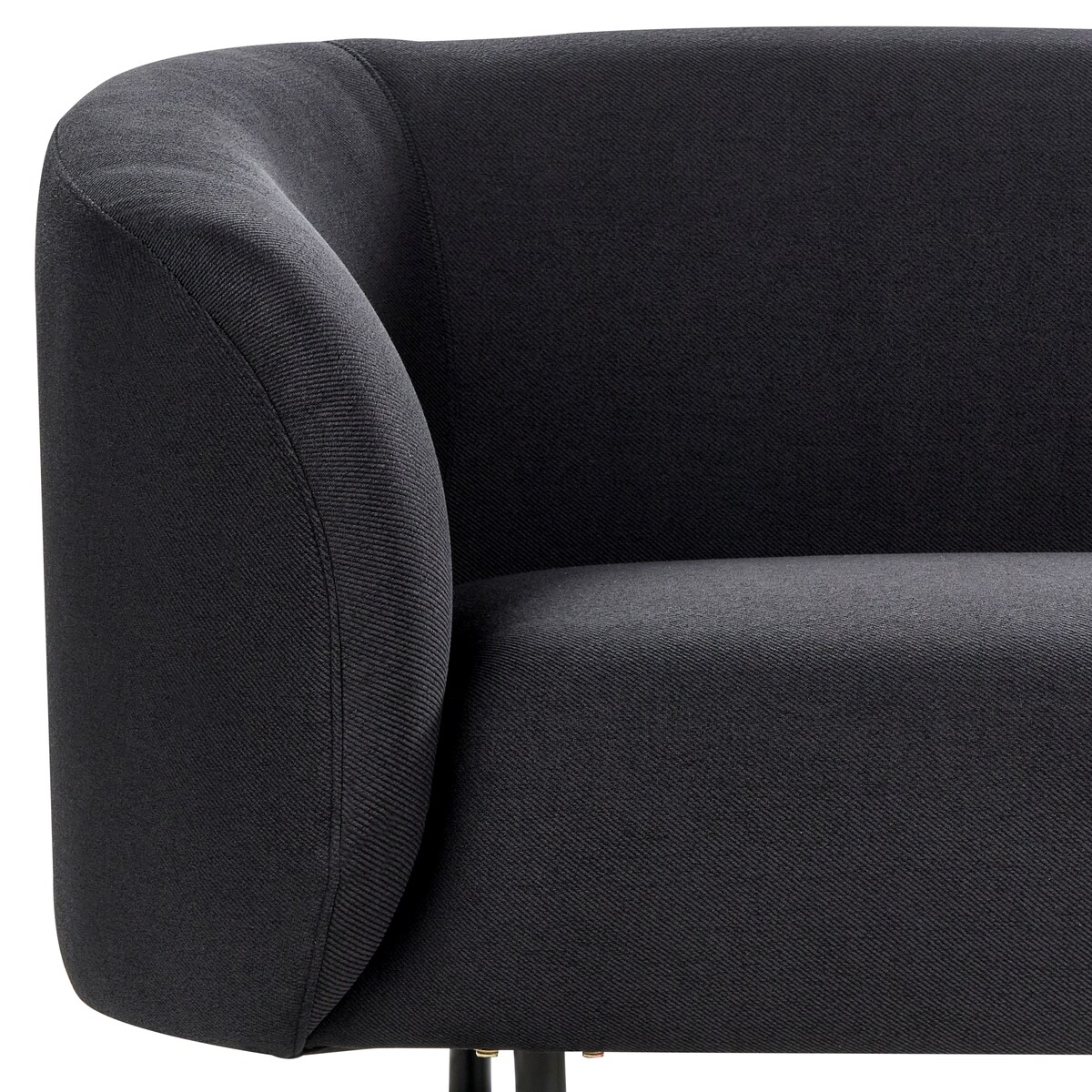 Sofa dla 2 osób LOEN Czarny