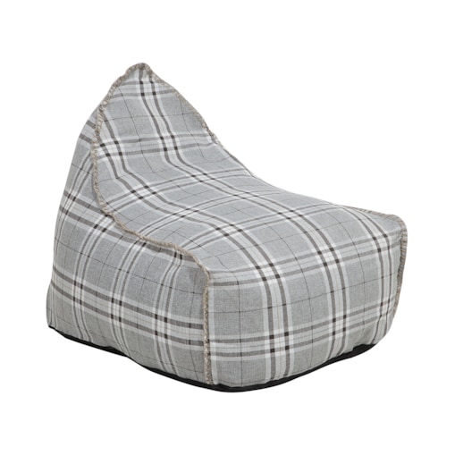 Fotel worek 200 L DROP LINEN 63 cm 75 cm Szary