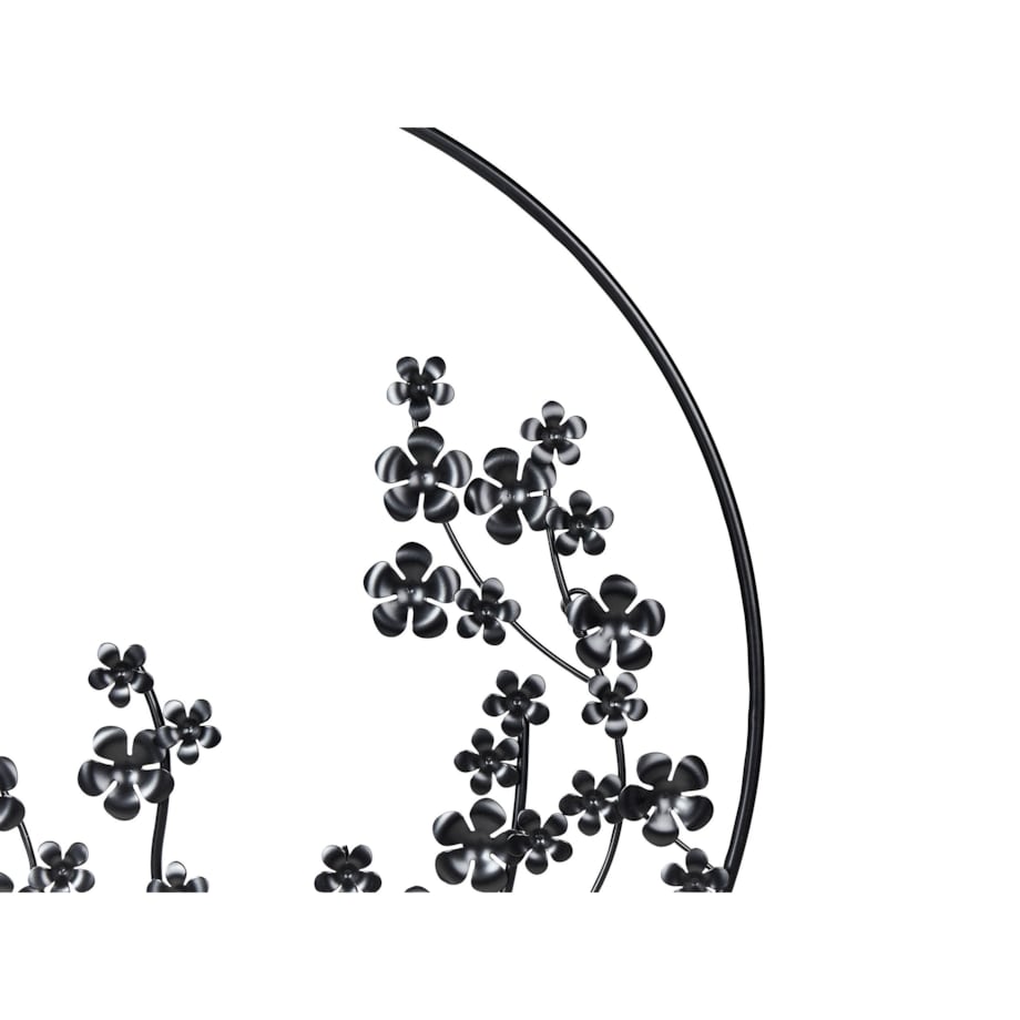 Dekoracja ścienna czarna STRONTIUM