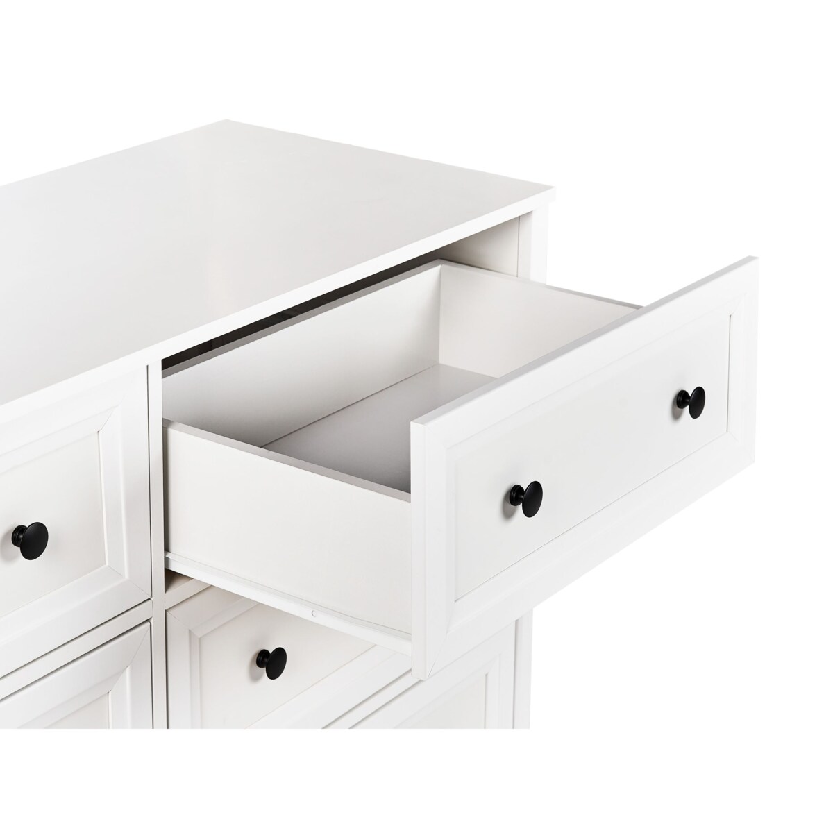 Komoda 6 szuflad biała HAZELVALE