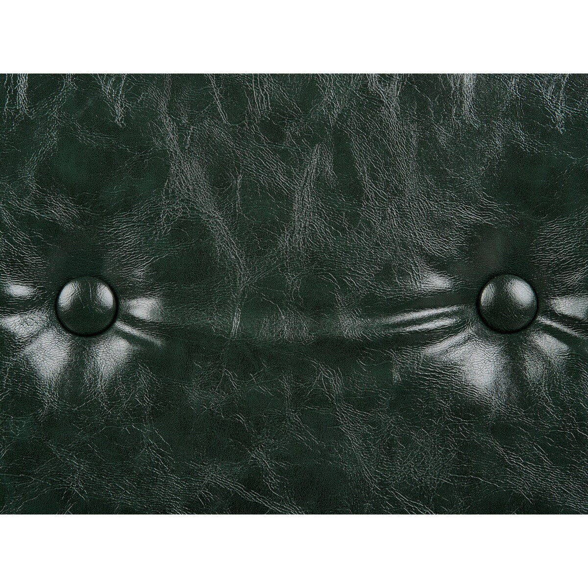 Krzesło biurowe regulowane ekoskóra ciemnozielone ALGERITA