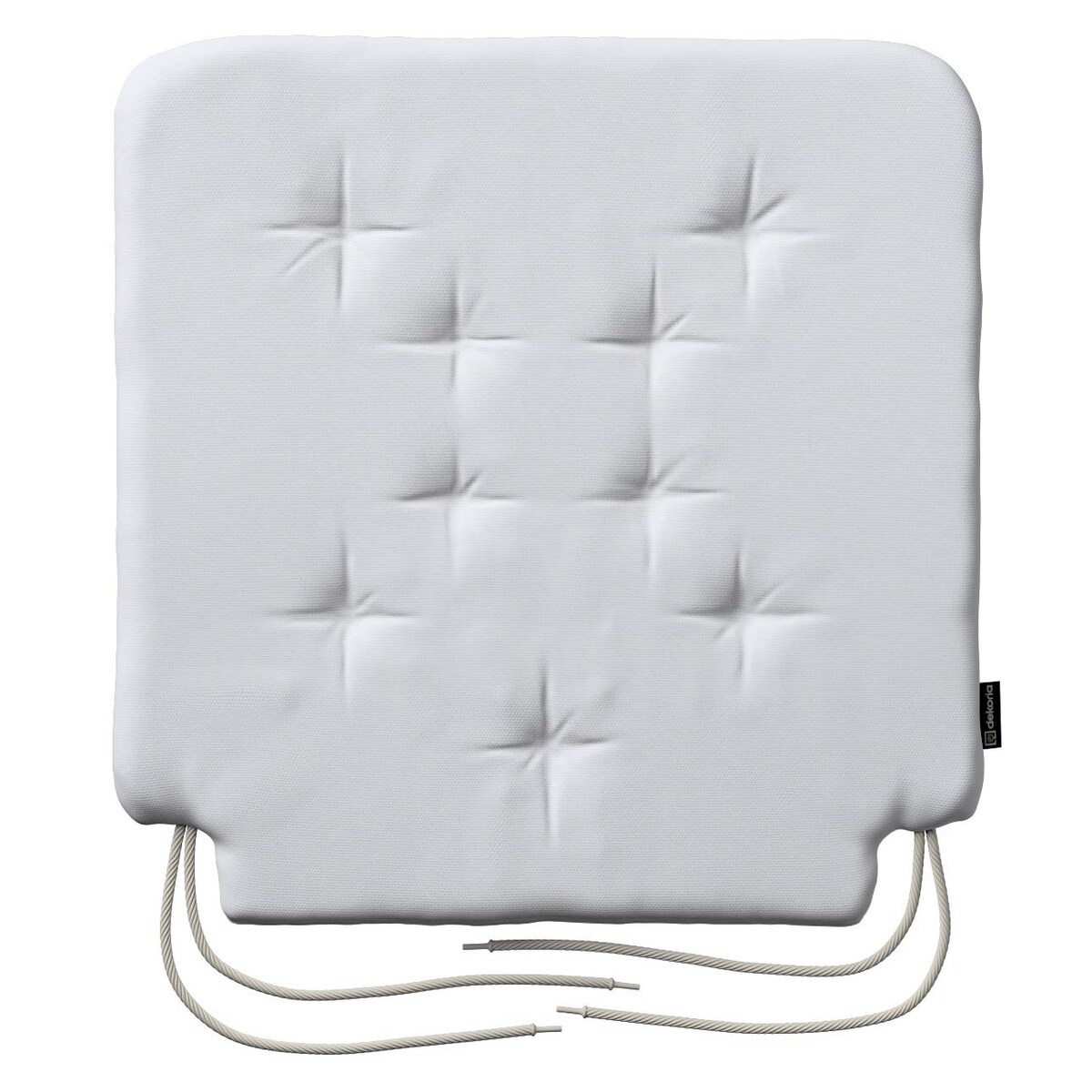 Poduszka na krzesło Olek, biały, 42 x 41 x 3,5 cm, Loneta