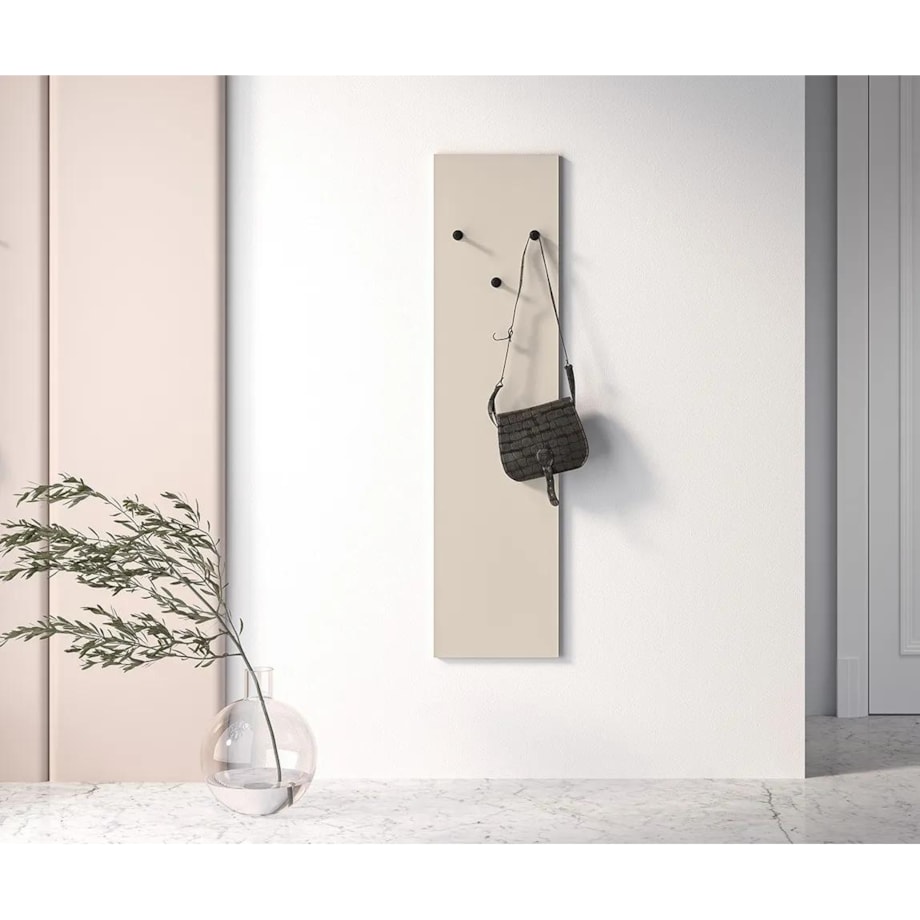 Wieszaki ścienny ELLEN 3G kaszmir/czarny