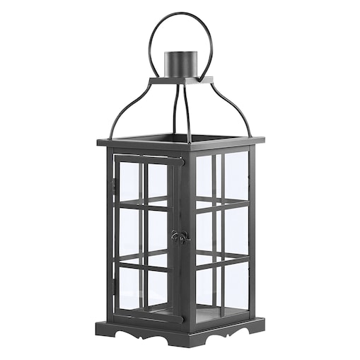 Lampion CLARA Metal 42 cm Czarny