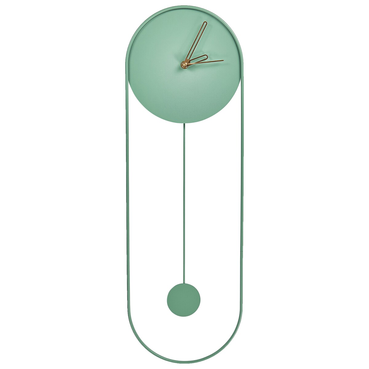 Zegar ścienny SALVAN 20 cm Metal Jasnozielony