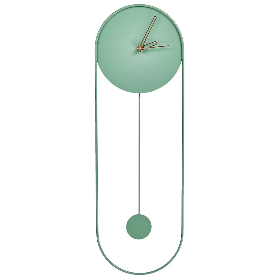 Zegar ścienny SALVAN 20 cm Metal Jasnozielony