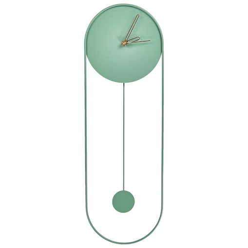 Zegar ścienny SALVAN 20 cm Metal Jasnozielony