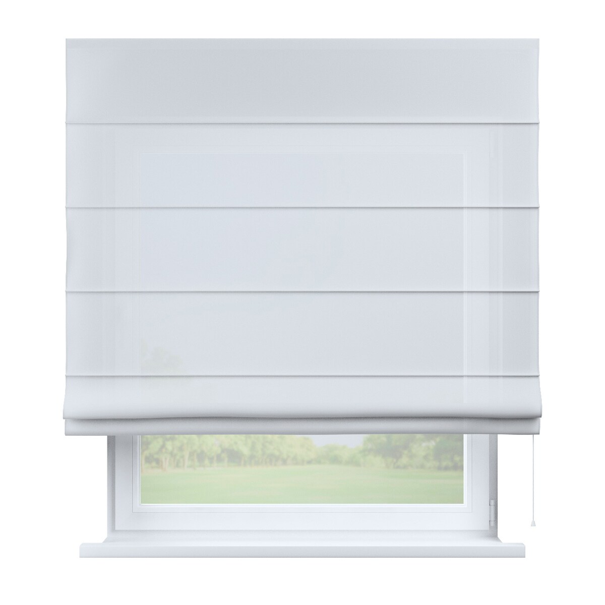 Roleta rzymska Capri 160x170 prześwitujący, złamana biel