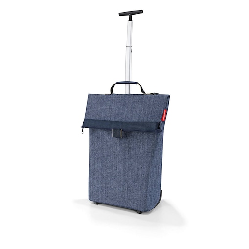 Wózek na zakupy TROLLEY M, herringbone dark blue