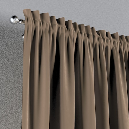 Zasłona na kanale z grzywką 1 szt. 130x245 beżowy