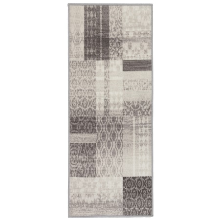 Chodnik Antypoślizgowy Vita 80x200 cm Patchwork Beżowy