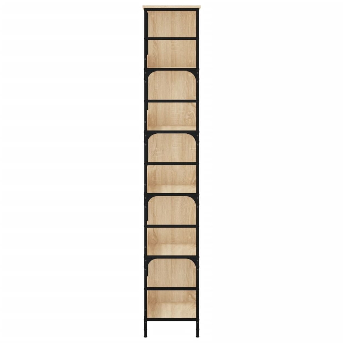 vidaXL Regał na książki, dąb sonoma, 78,5x33x188,5 cm