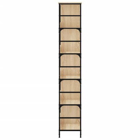 vidaXL Regał na książki, dąb sonoma, 78,5x33x188,5 cm