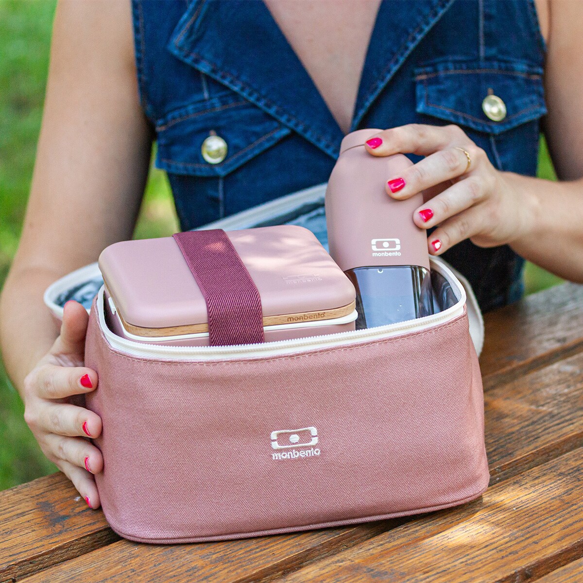Monbento Arctic torba termiczna na lunch 5L Pink Moka
