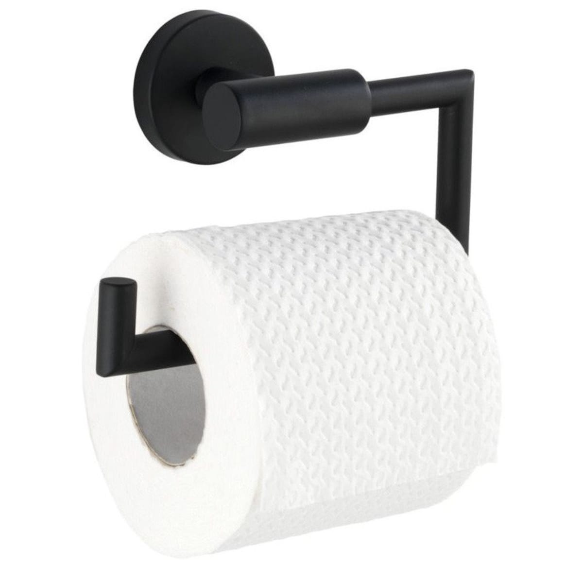 Uchwyt na papier toaletowy BOSIO, WENKO, kolor czarny, bez klapki
