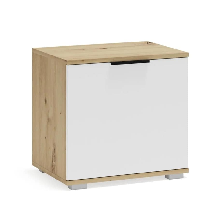 Szafka na buty CLIF ST-50 dąb artisan/biała