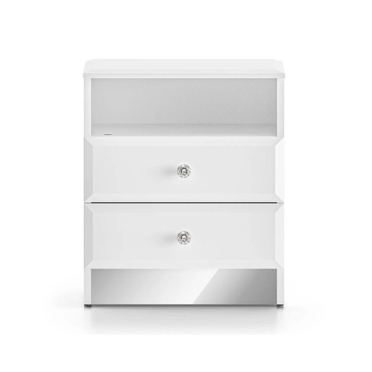 Szafka nocna BLANC 04 2S biały połysk