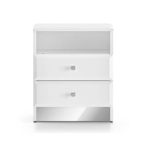 Szafka nocna BLANC 04 2S biały połysk