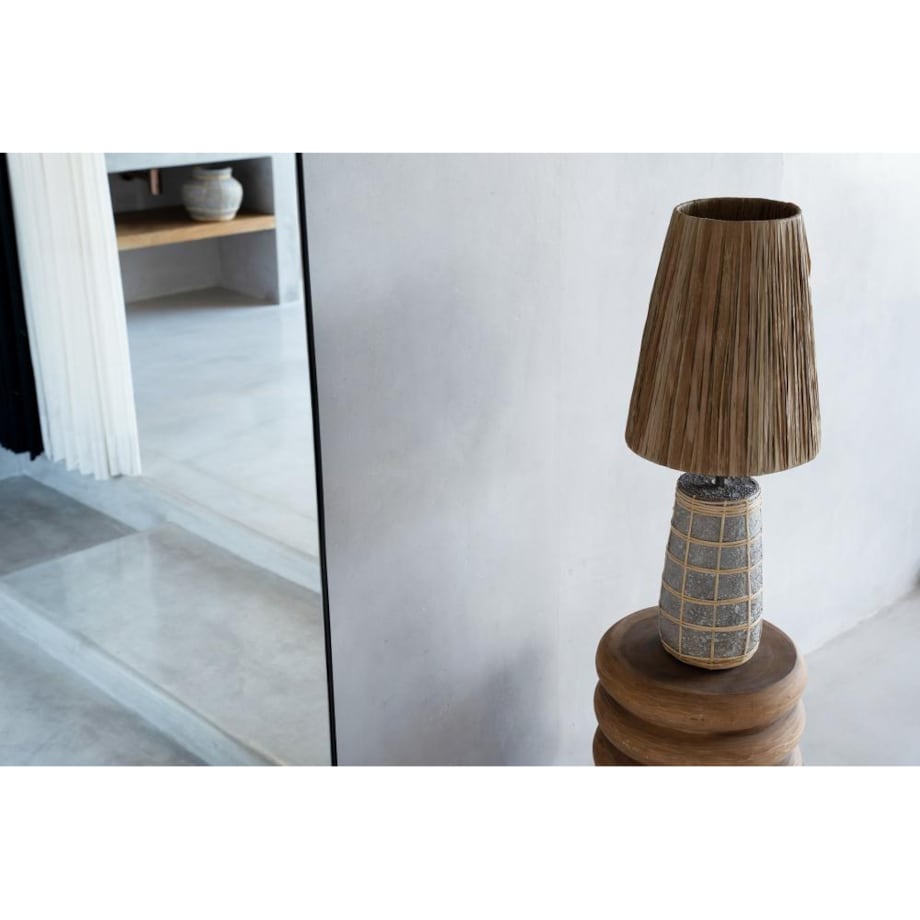 Lampa stołowa Naxos - beton Naturalna