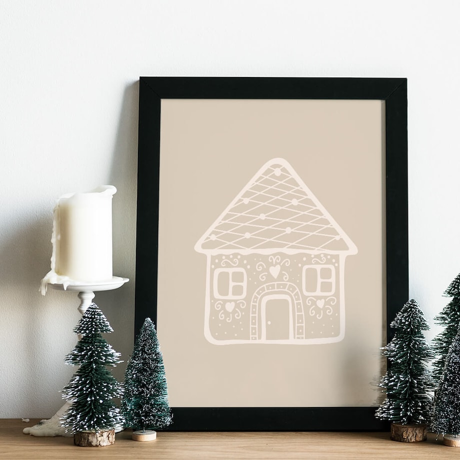 Plakat dla dzieci Domek 40x50