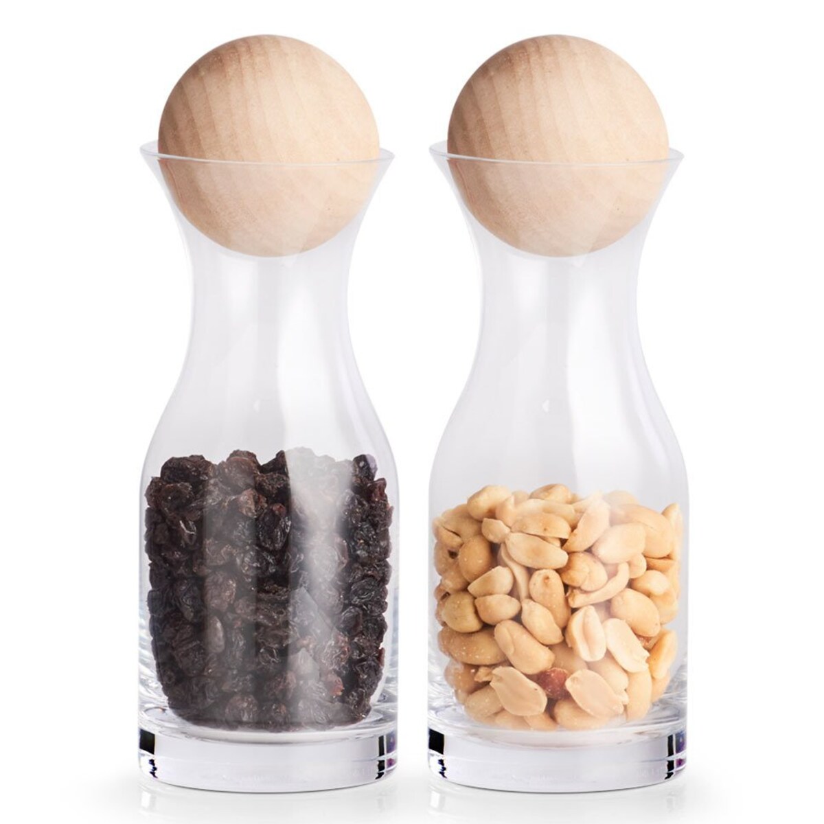 Komplet szklanych pojemników na żywność, 2 x 250 ml, ZELLER