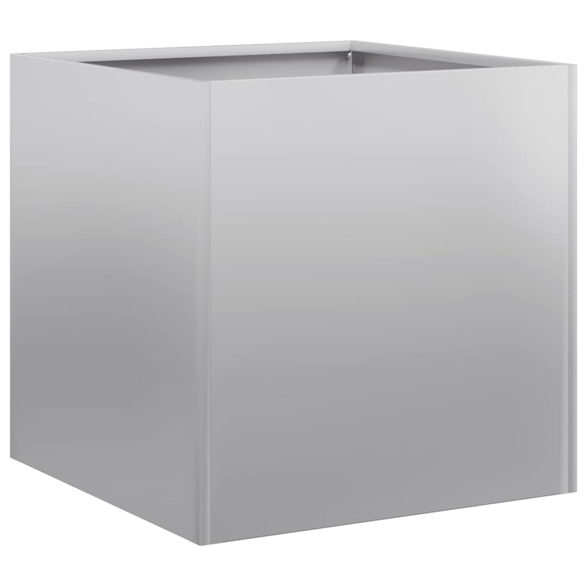 vidaXL Doniczka 40x40x40 cm Stal ocynkowana