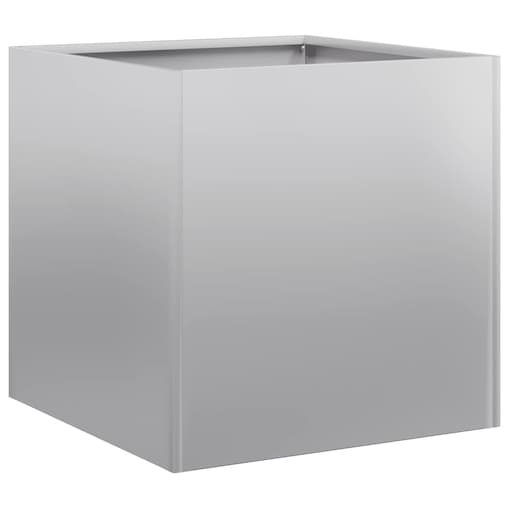 vidaXL Doniczka 40x40x40 cm Stal ocynkowana