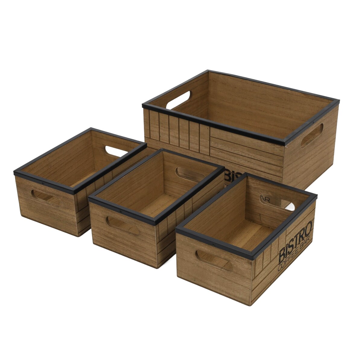 Skrzynki na owoce, warzywa Bistro, 4 sztuki