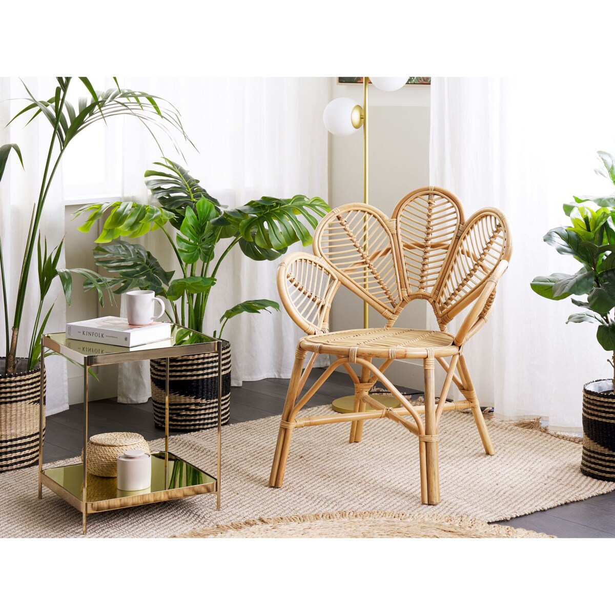 Fotel paw rattanowy naturalny FLORENTINE II